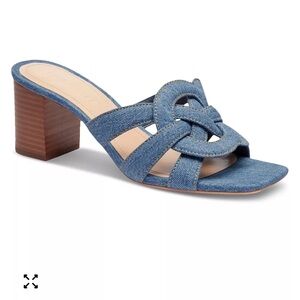 Coach Nikki C-Emblem Block-Heel Dress Sandals